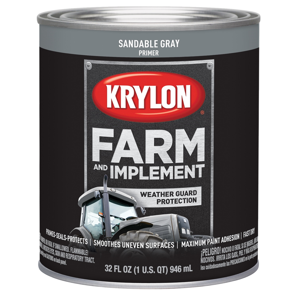 Krylon Sandable Gray Primer 32 oz. Quart