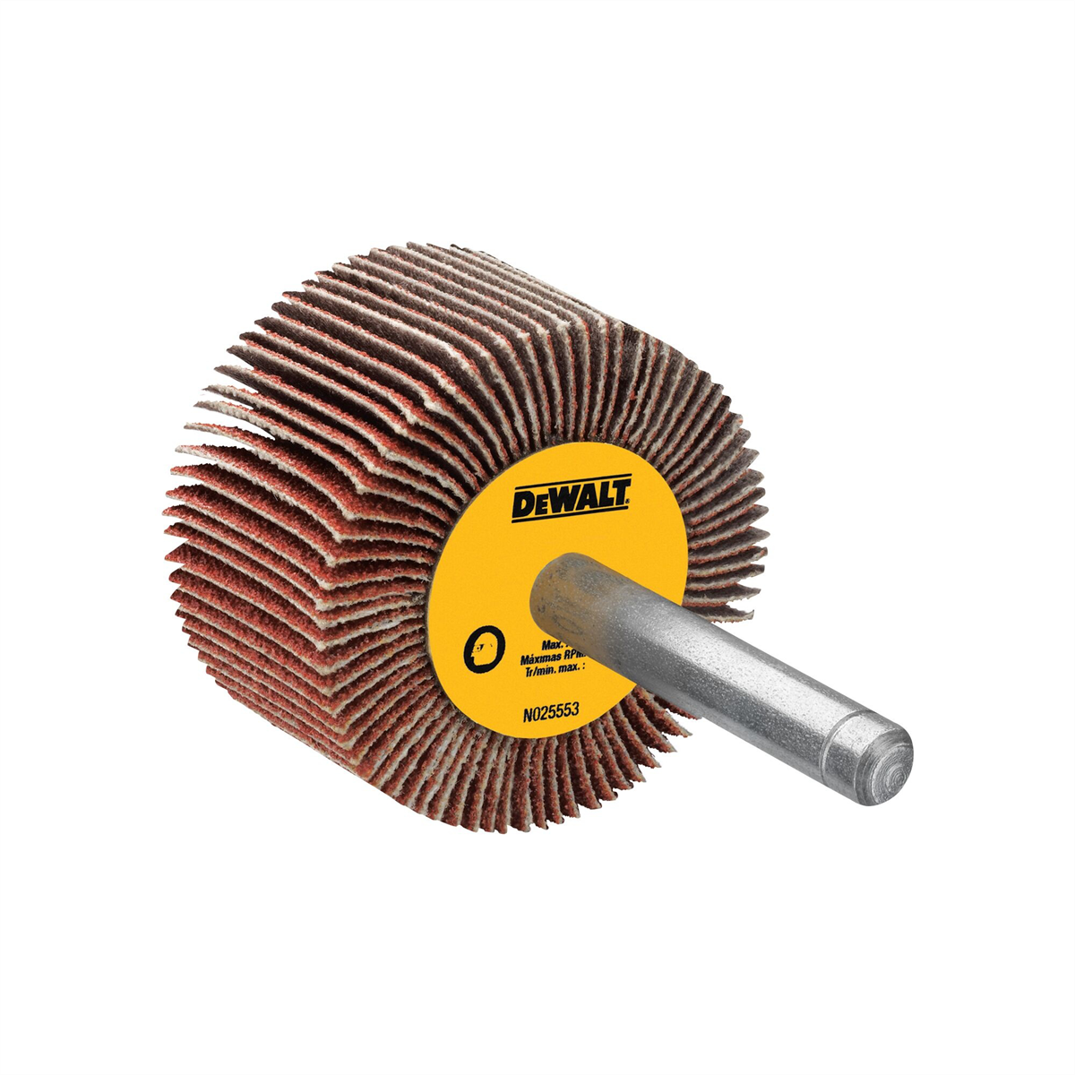 DEWALT Flap Wheel, 3-Inch X 1-Inch X 1/4-Inch Hp, 240-Grit