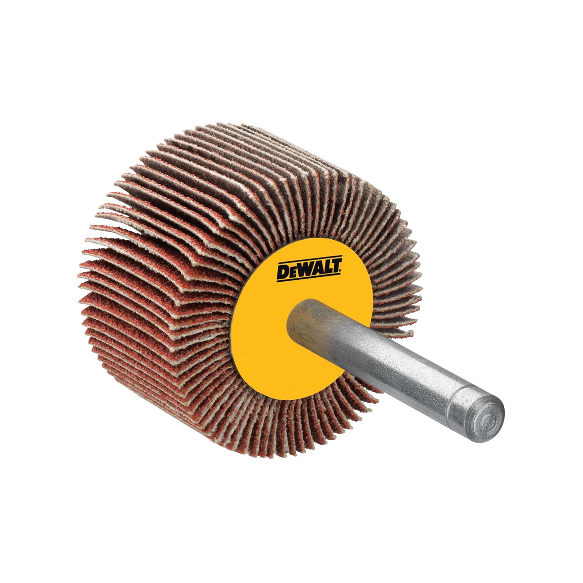 DEWALT 3/4-Inch By 3/4-Inch By 1/4-Inch High Performance 60 Grit Flap Wheel