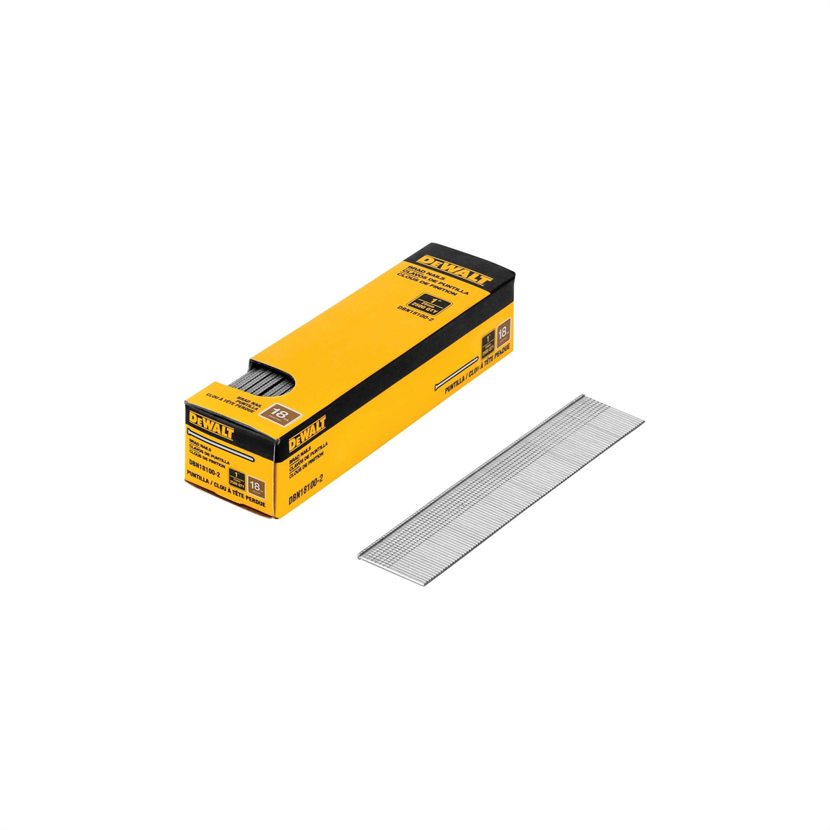 Dewalt 18 Gauge 1 In. Brad Nails (2,500 Pk)