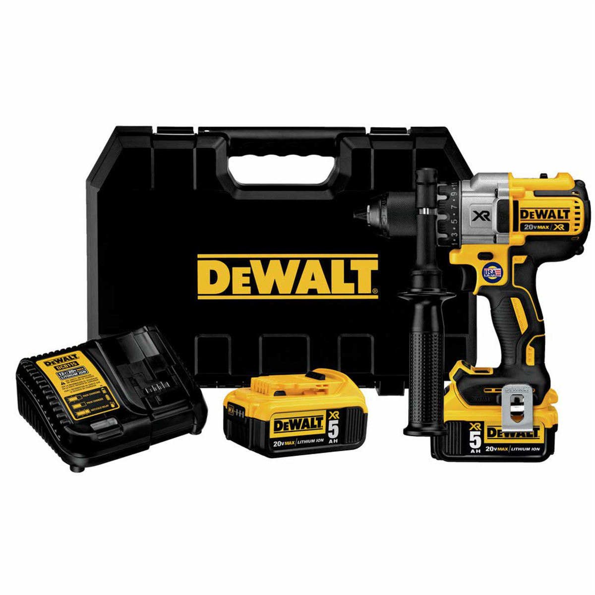 DeWalt 20V MAX* XR Brushless Cordless 3-Speed Drill/Driver Kit