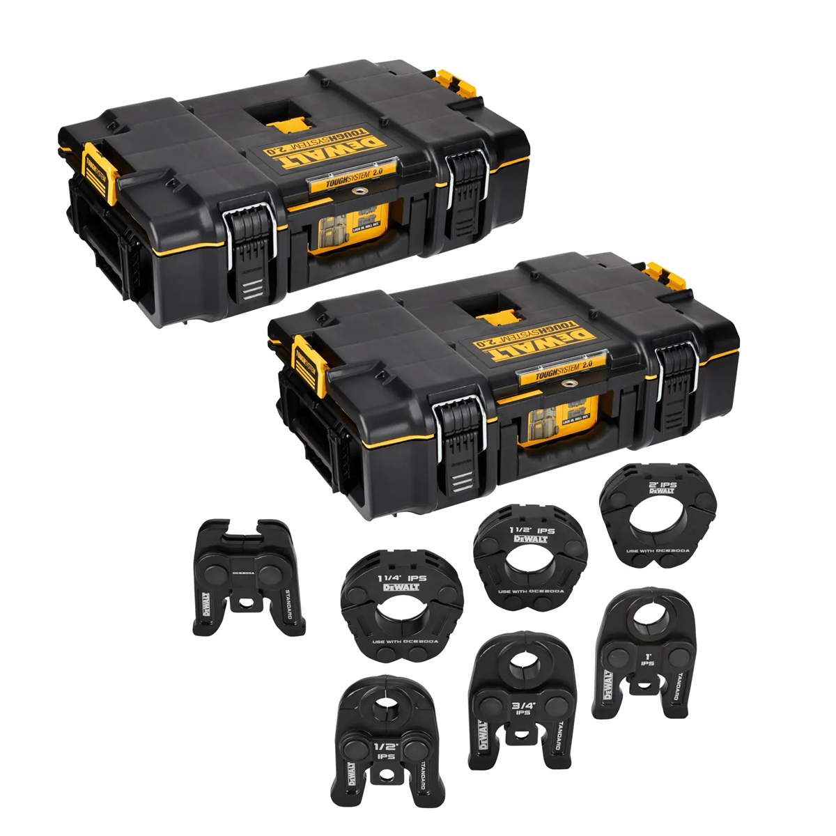 Dewalt 1/2 In. To 2 In. Standard Ips Press Jaws And Rings Kit