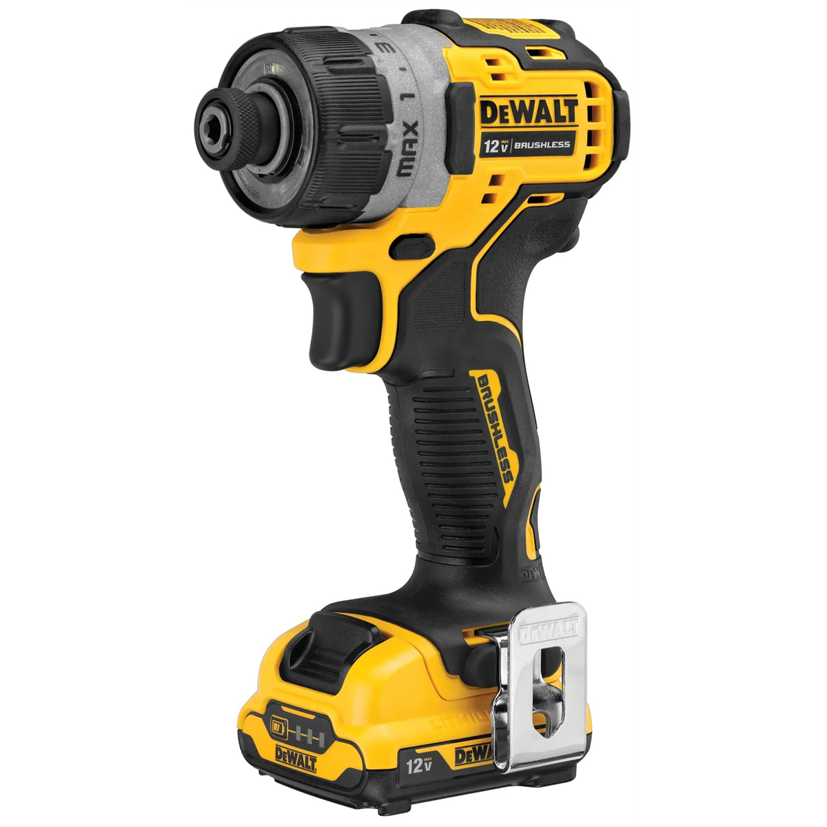 Dewalt Xtreme 12v Max* Brushless 1/4 In. Cordless Screwdriver Kit