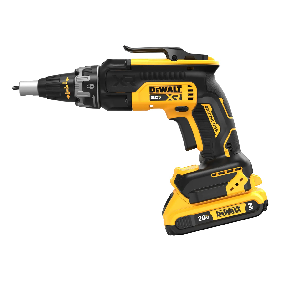 DEWALT 20V MAX* XTREME Cordless Brushless Drywall Screwgun Kit (2) Lithium Ion Batteries with Charger
