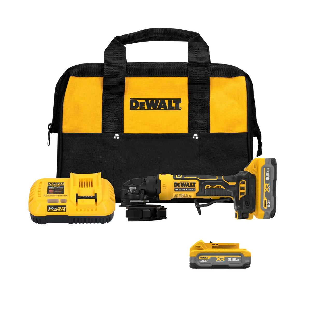 DeWalt ATOMIC 20V MAX 4 Inch Angle Grinder Kit with XR POWERSTACK