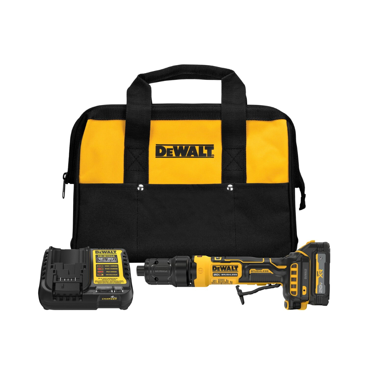 DeWalt ATOMIC 20V MAX Inline Die Grinder Kit with XR Powerstack