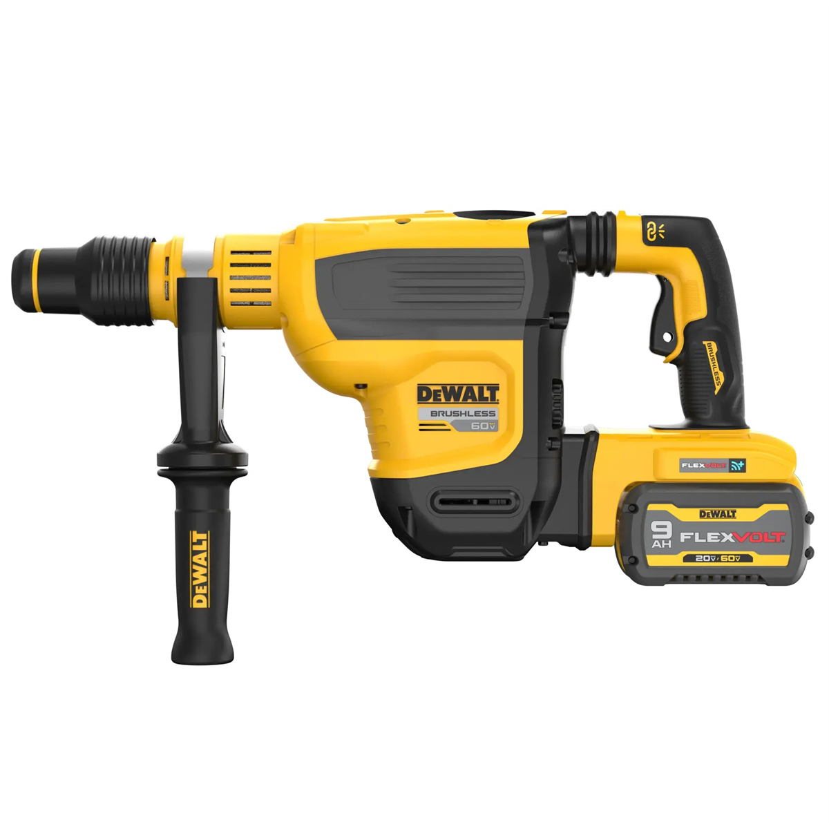 DEWALT 60V MAX* 1-3/4 in. Brushless Cordless SDS MAX Combination Rotary Hammer Kit