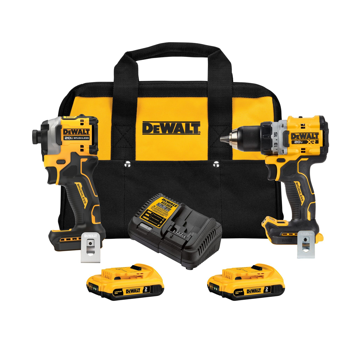 DEWALT 20V MAX* Cordless Brushless 2-Tool Combo Kit