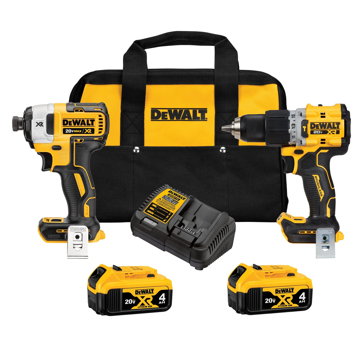 DEWALT 20V Max Xr Brushless 2 Tool Combo Kit