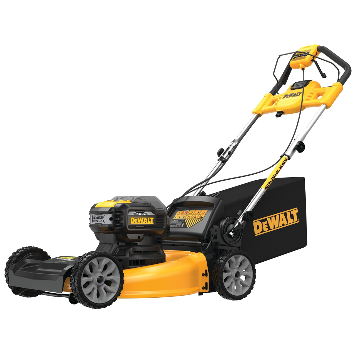 DEWALT 2X20V MAX* 21-1/2 in. Brushless Cordless FWD Self-Propelled Lawn Mower