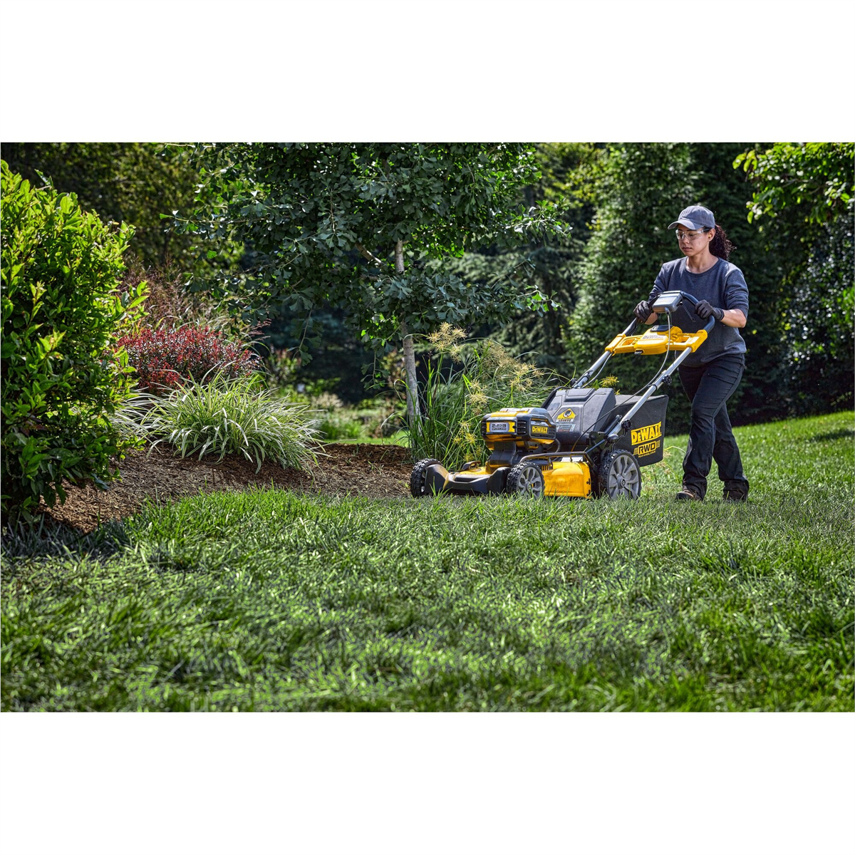 DEWALT 2X20V MAX* Brushless Cordless 21-1/2 in. Rear Wheel Drive Self-Propelled Mower Kit
