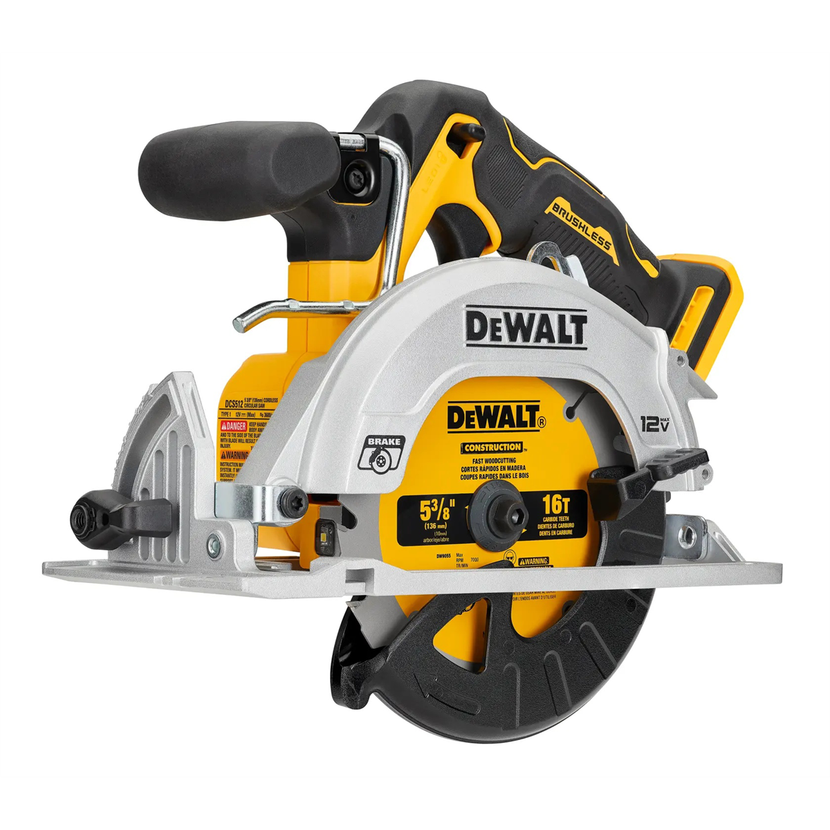 Dewalt Xtreme 12v Max* 5-3/8 In. Brushless Cordless Circular Saw (tool Only)