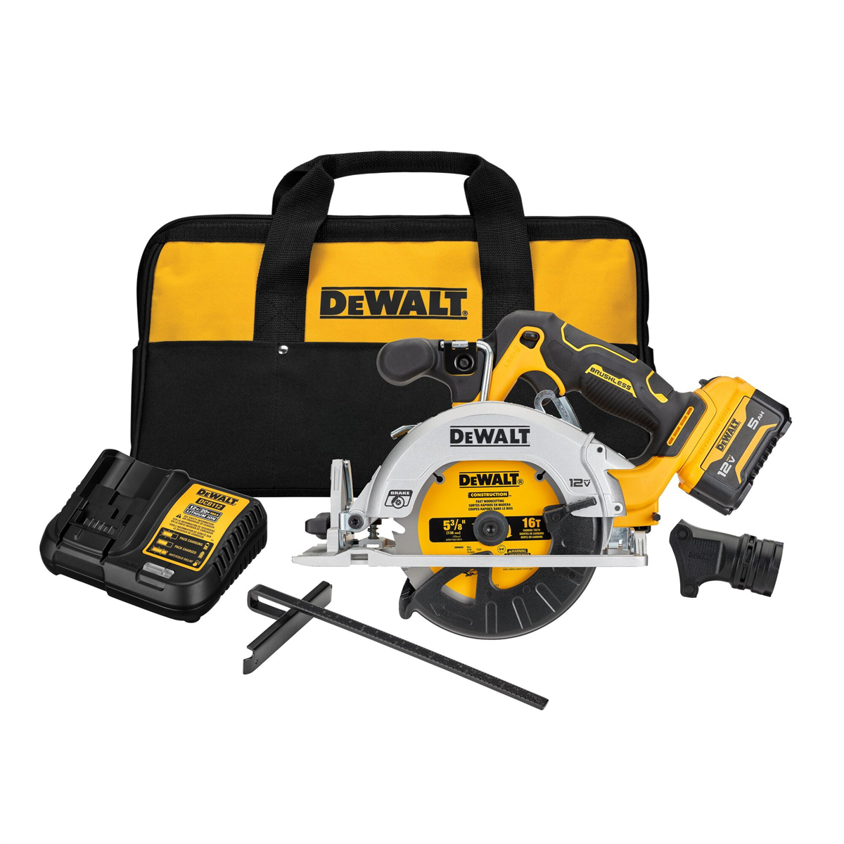 Dewalt Xtreme 12v Max* 5-3/8 In. Brushless Cordless Circular Saw Kit