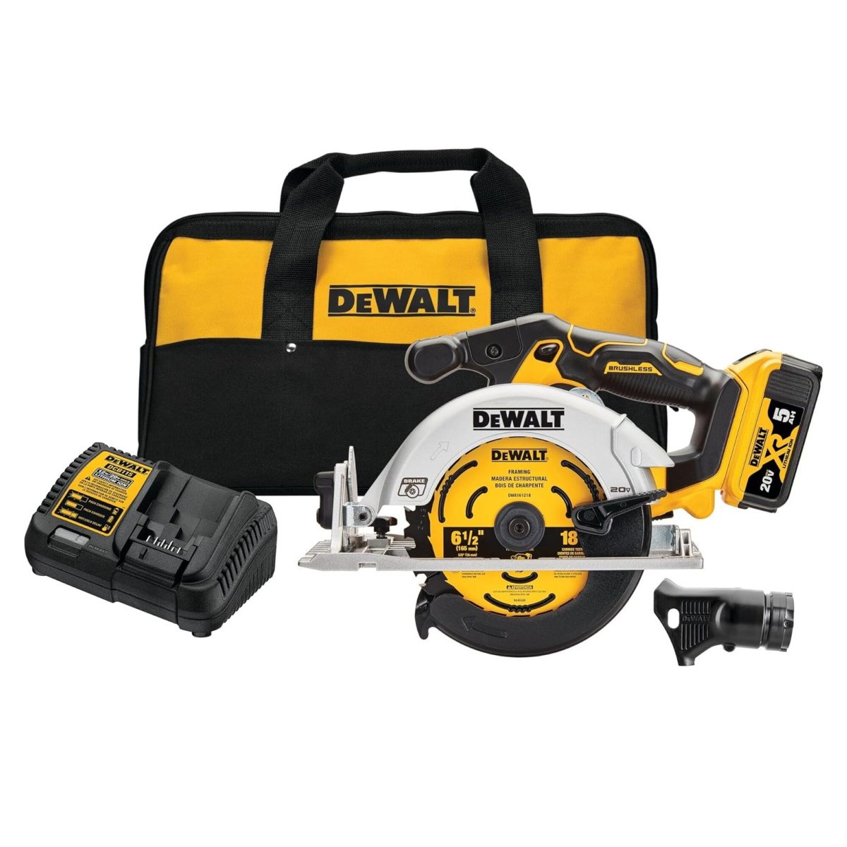 DeWalt 20V MAX Brushless 6-1/2 in. Circular Saw Kit