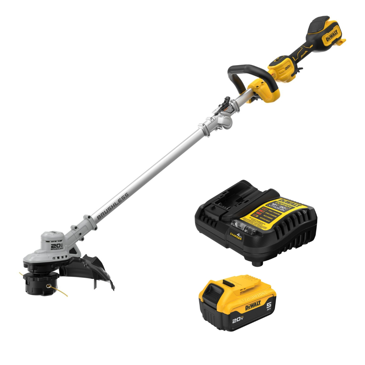DeWalt 20V MAX 14 inch Folding String Trimmer Kit