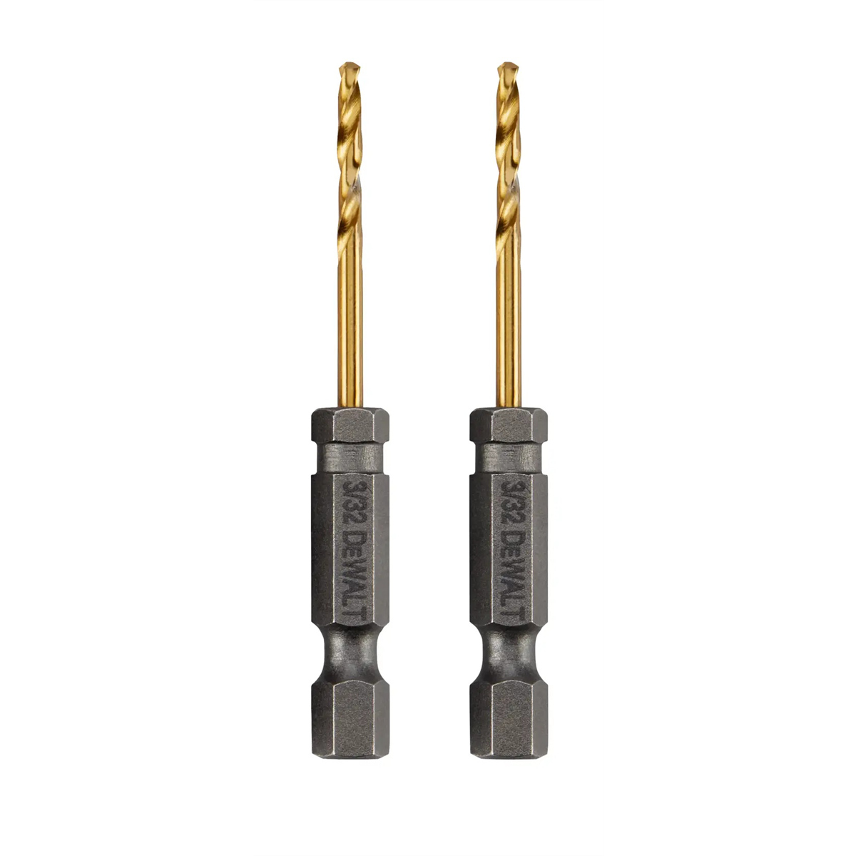 Dewalt Impact Ready 3/32" Titanium Nitride Coating Drill Bits