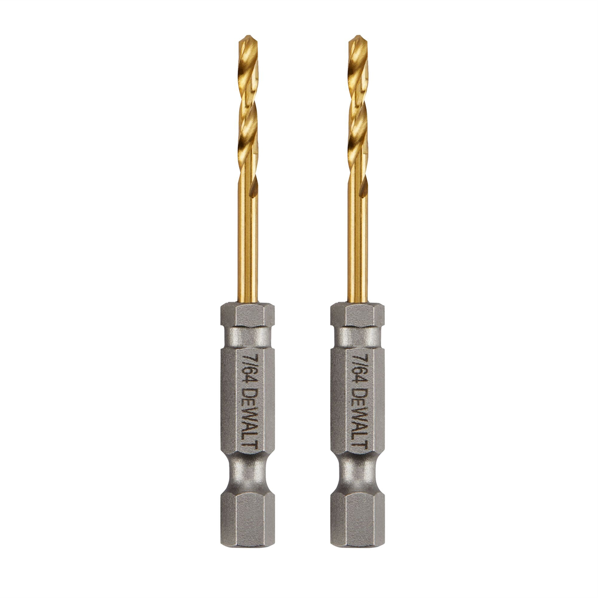 Dewalt Impact Ready 7/64" Titanium Nitride Coating Drill Bits