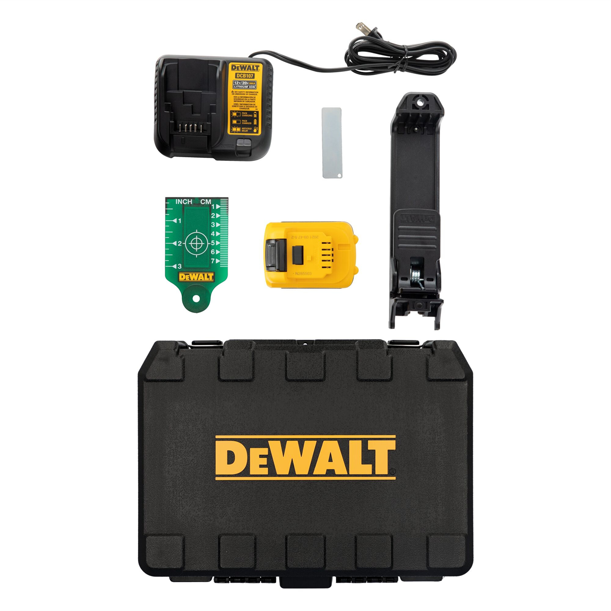 DEWALT 12V Max Line Laser, 2 Spot, Cross Line, Green