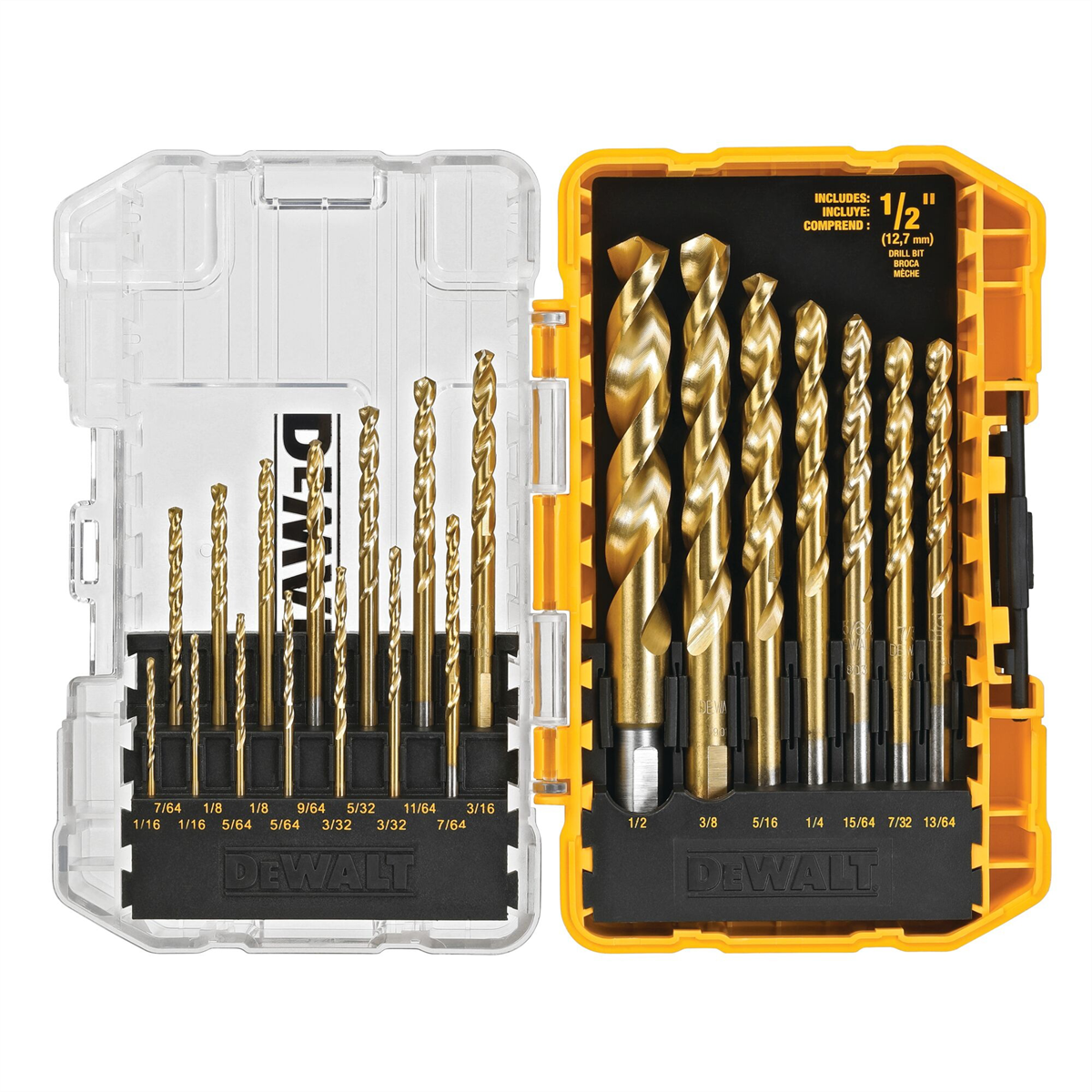 DEWALT Titanium Drill Bit Set, 21-Piece