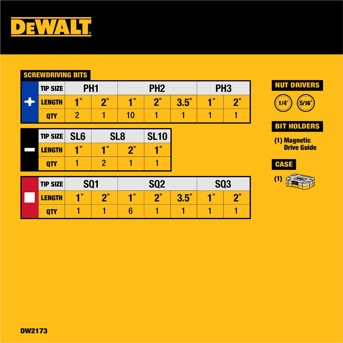Dewalt 37-piece Screwdriving Set