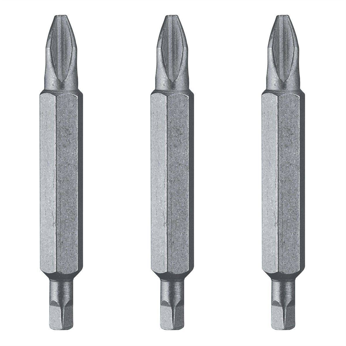 DEWALT #2 Phillips And #2 Square Recess Double Ended Screwdriver Bit (3-Pack)
