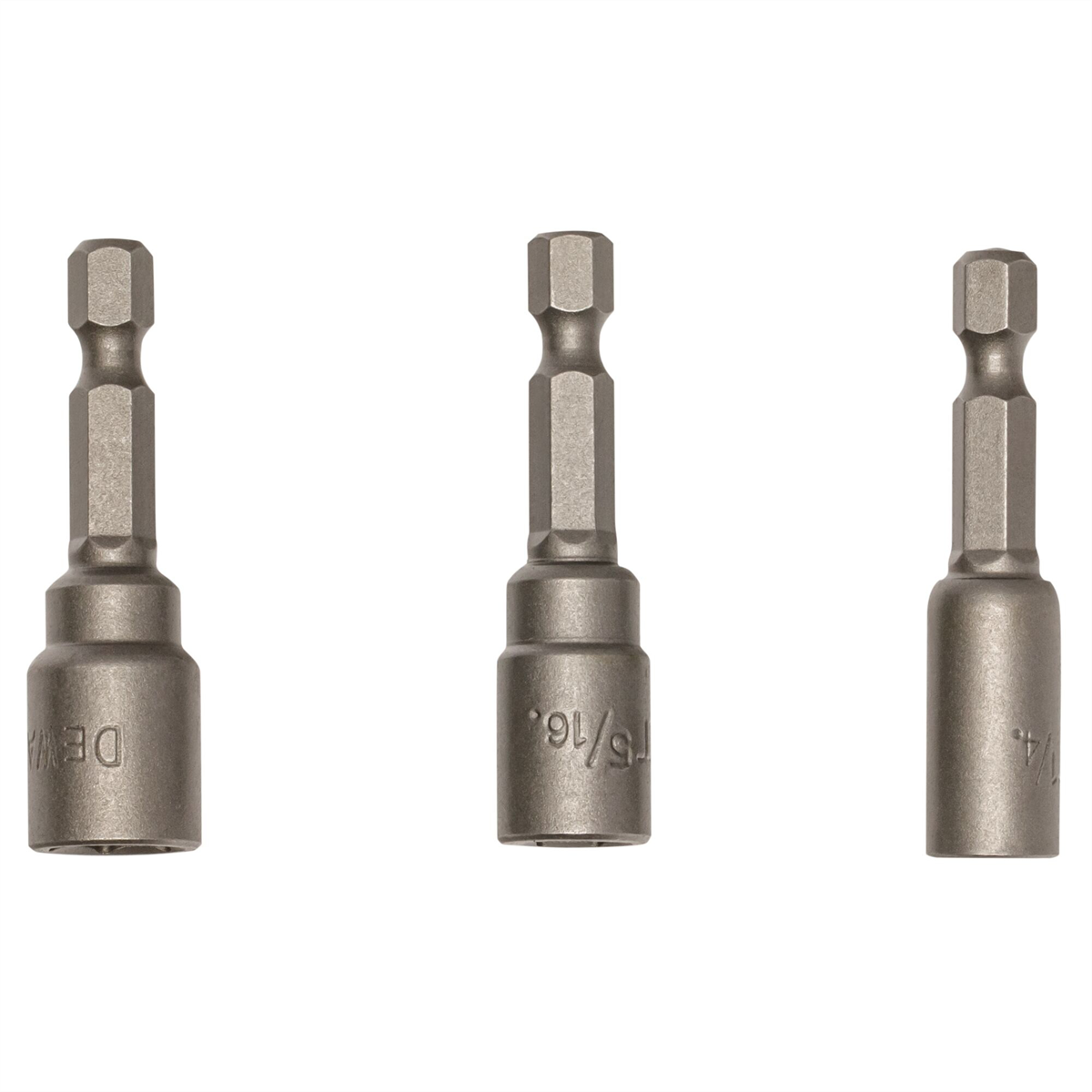 Dewalt 3 Pc Nutsetter Set (1/4,5/16,3/8 Stubb)