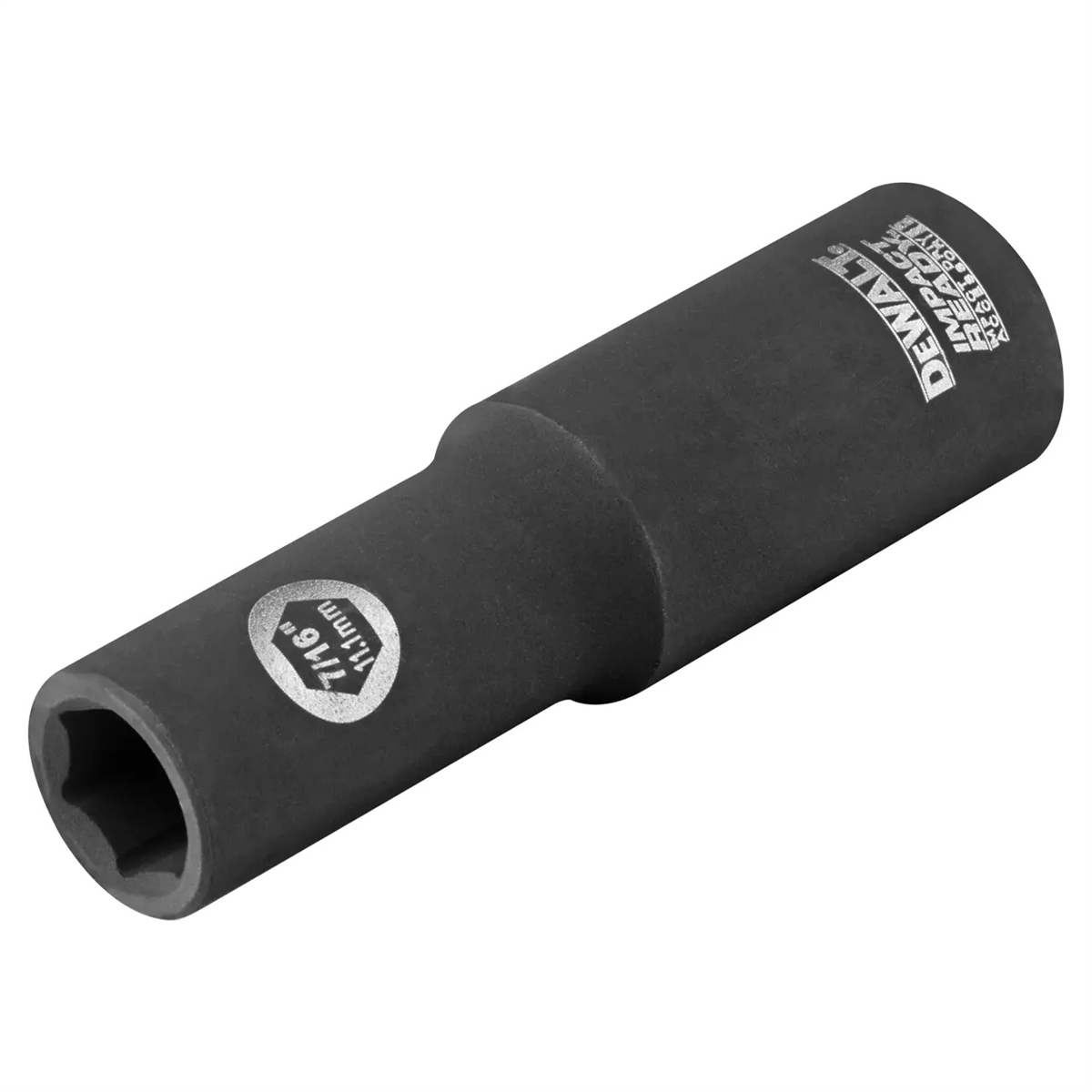 DEWALT 7/16-Inch Impact Ready Deep Socket For 1/2-Inch Drive