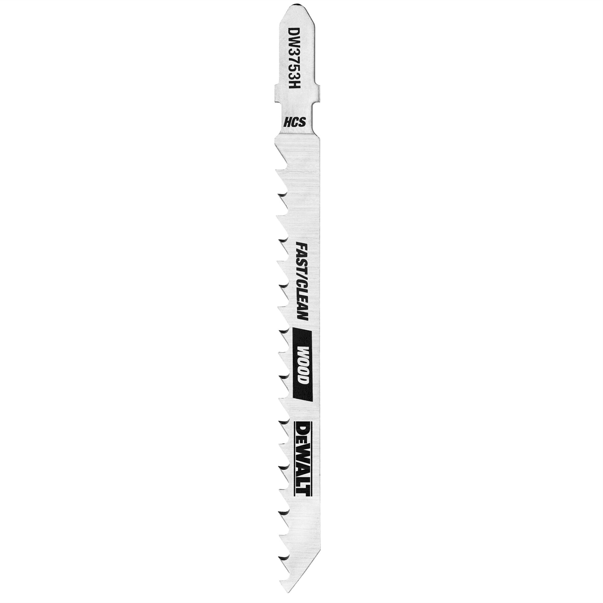 BLACK+DECKER 4" 6TPI FAST CLEAN CUT WOOD HCS T-SHANK JIG SAW BLADE (5 PK)