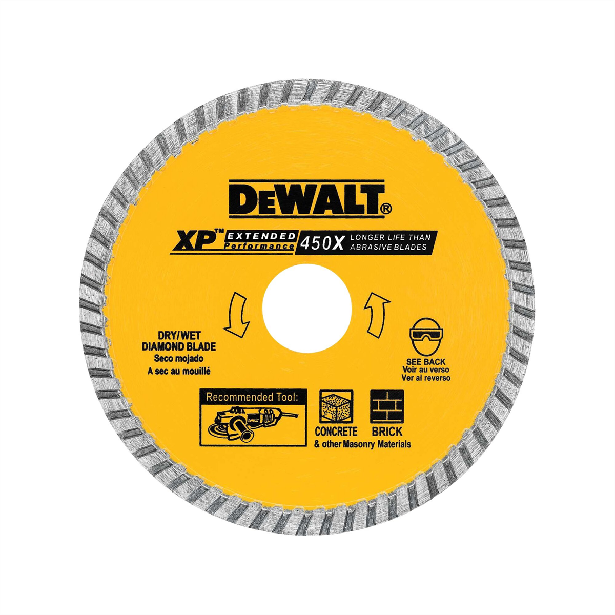 Dewalt 4-1/2-inch Xp Turbo Diamond Blade