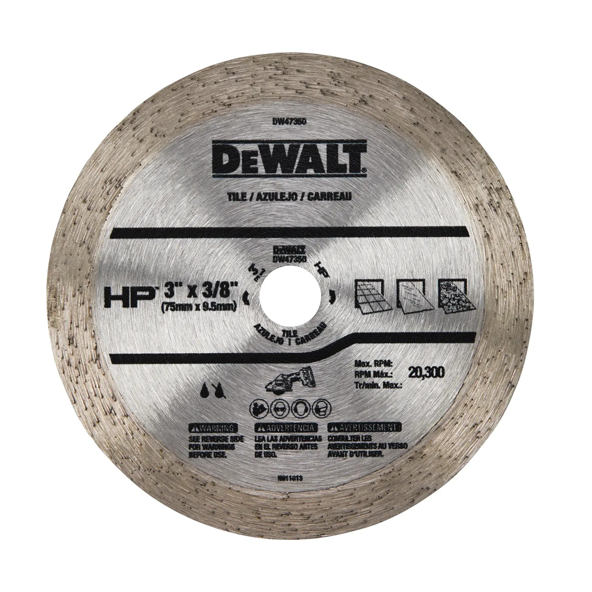 Dewalt 3 In. Continuous Hp Tile