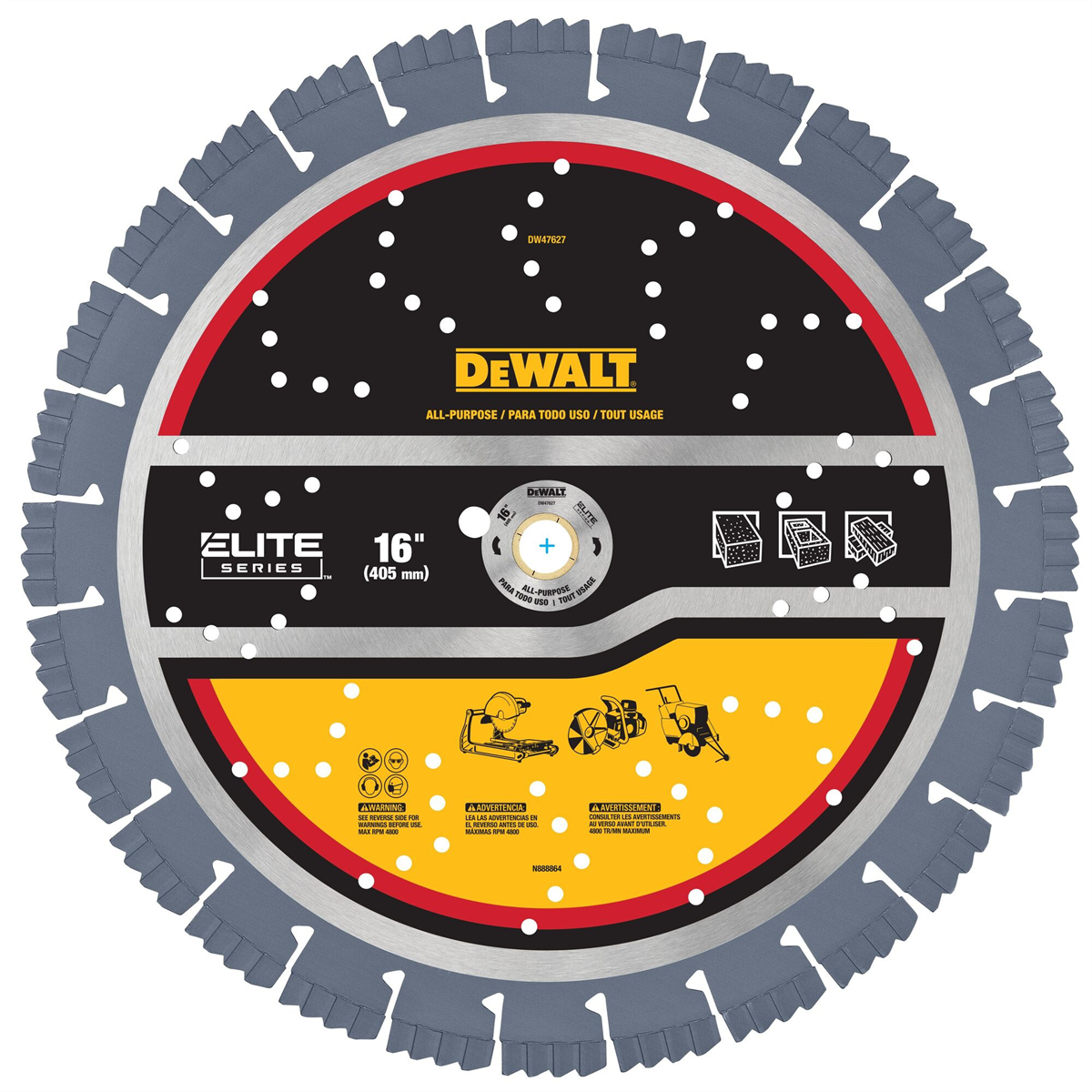 Dewalt Xp7 16" All-purpose Segmented Diamond Blades