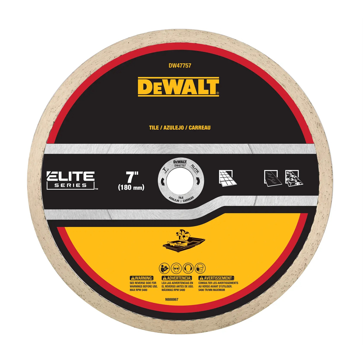 Dewalt Xp7 7" Tile Diamond Blades