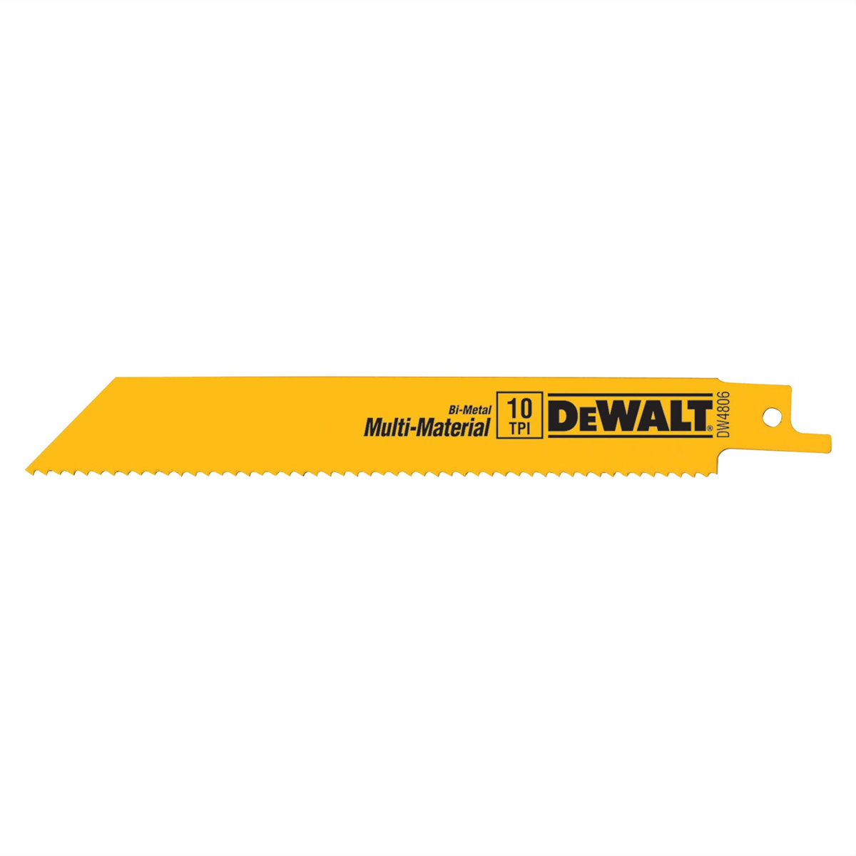 Dewalt Reciprocating Saw Blades, Straight Back, 6-inch, 14 Tpi, 25-pack