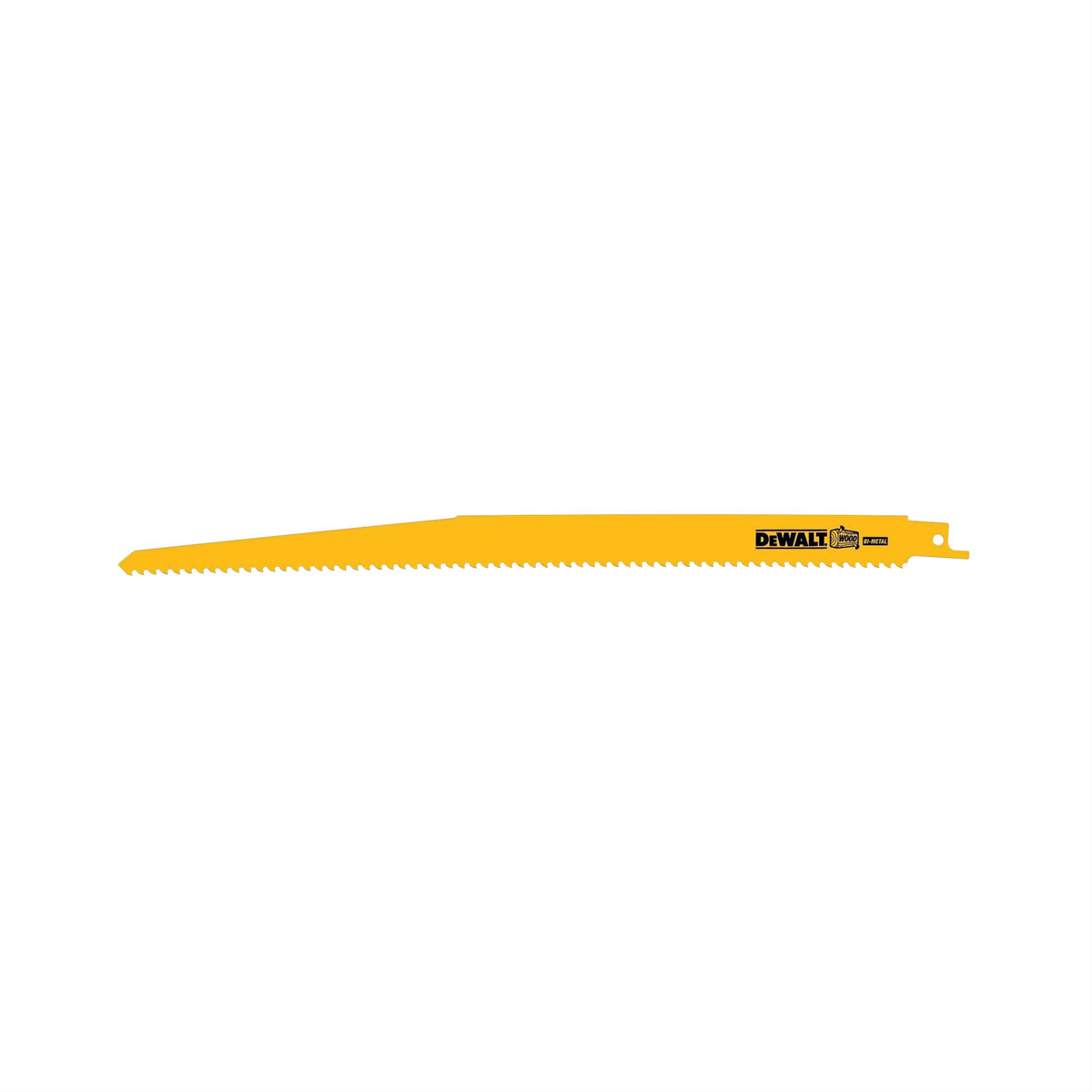 Dewalt Reciprocating Saw Blades, Straight Back, 8-inch, 14 Tpi, 25-pack