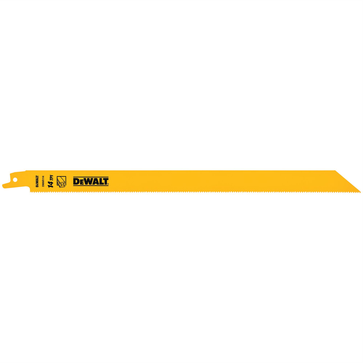 BLACK+DECKER 6 in. 14 TPI Straight Back Bi-Metal Reciprocating Blade (2 Pk)