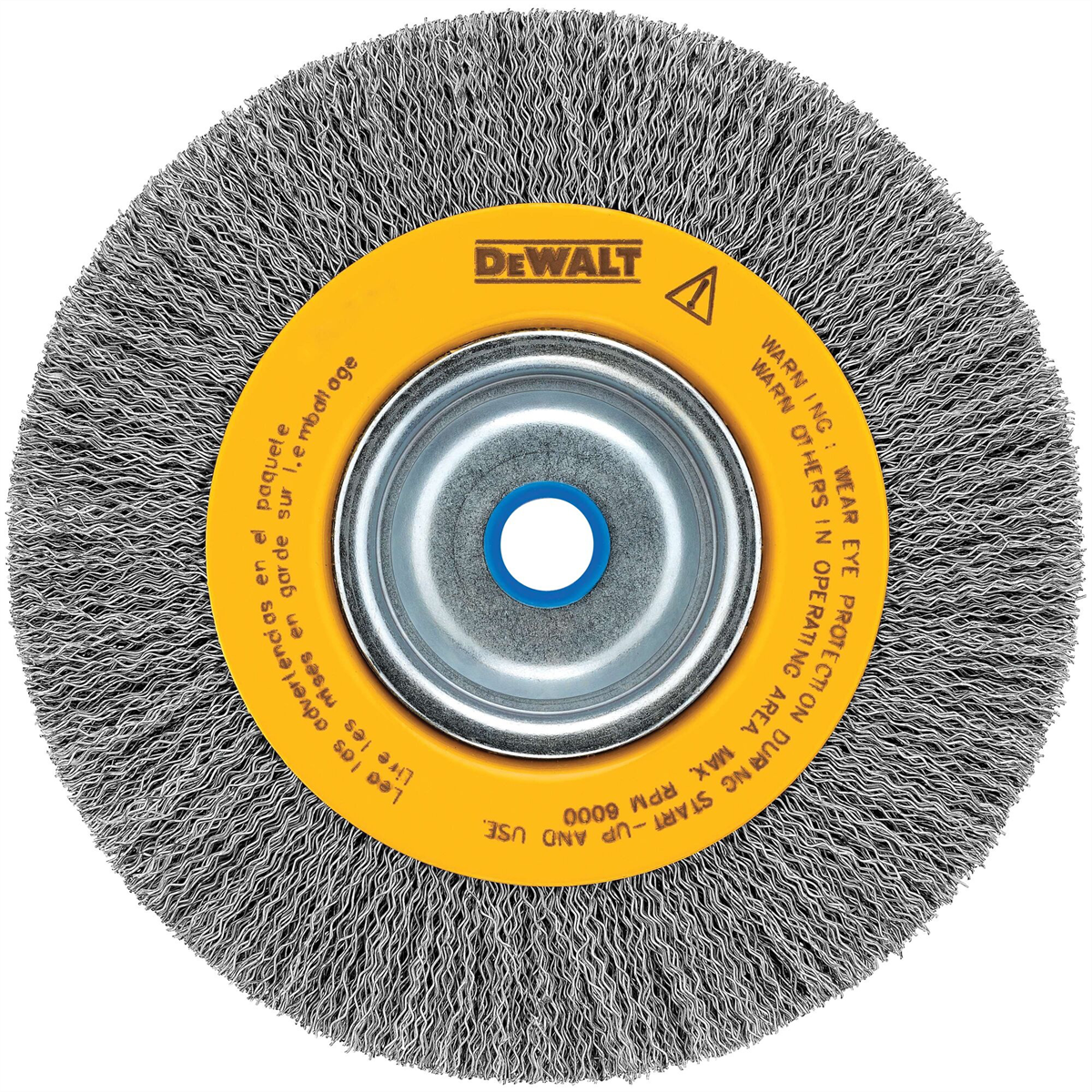 DEWALT Wire Wheel For Bench Grinder, Crimped, 6-Inch