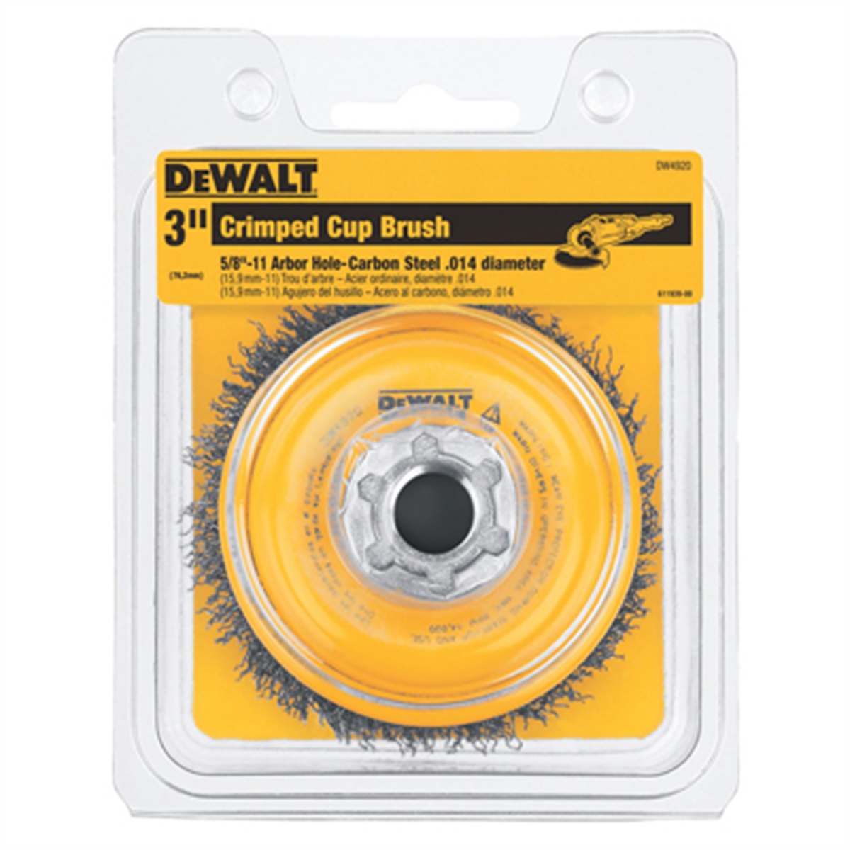 DeWalt 3"Crimp Cup Brush/ "