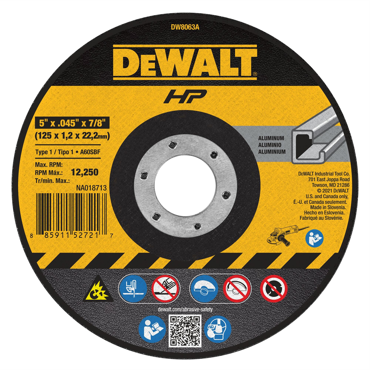 DEWALT High-Performance Aluminum Cutting Wheels