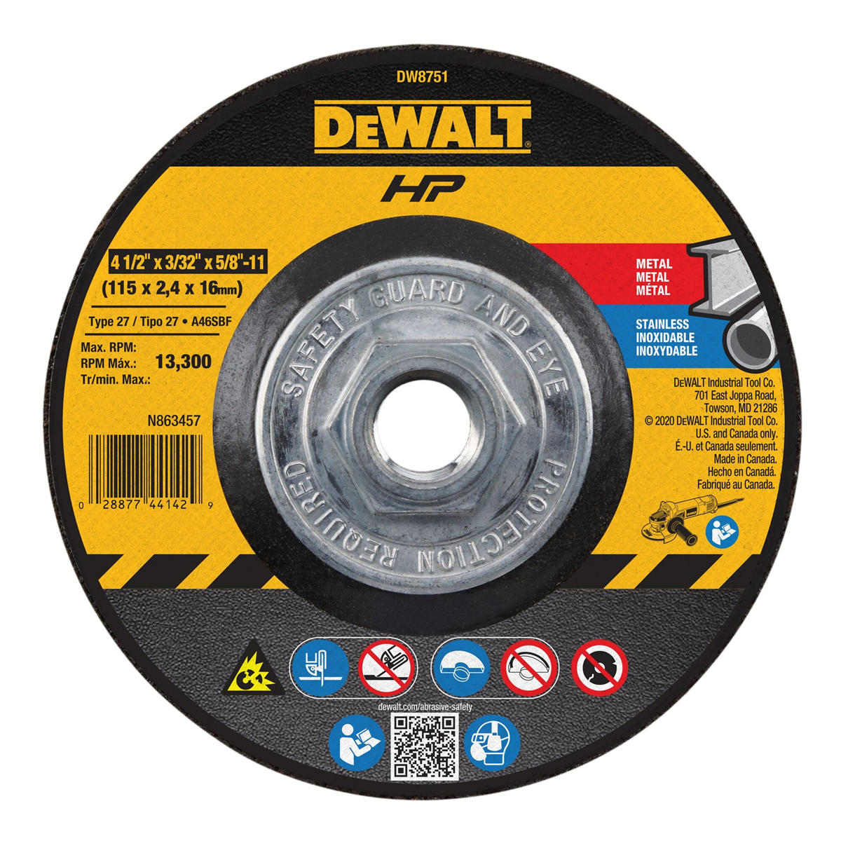 DEWALT High-Performance Cutting and Notching Wheels