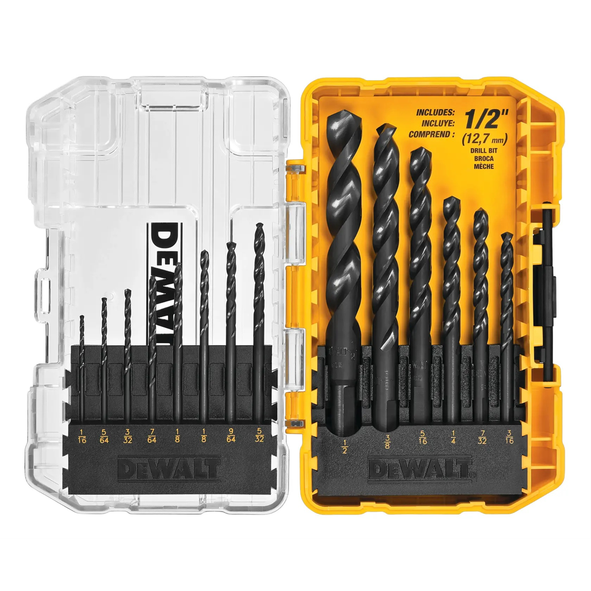 DEWALT Drill Bit Set, Black and Gold, 14-Piece
