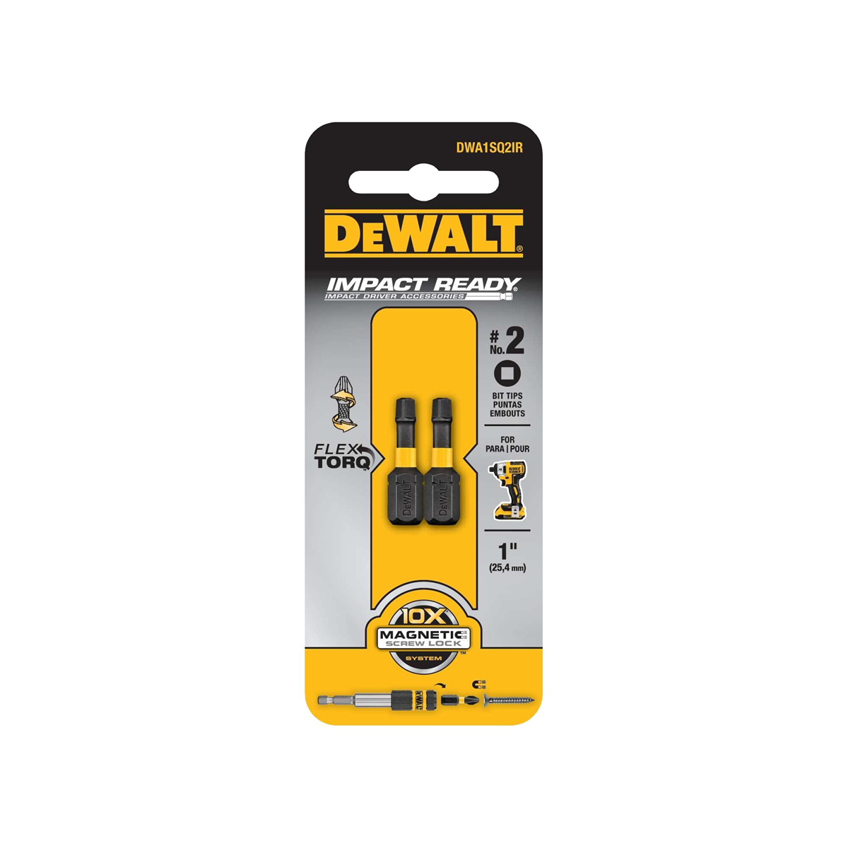 Dewalt Flextorq Impact Ready Screwdriving Bits