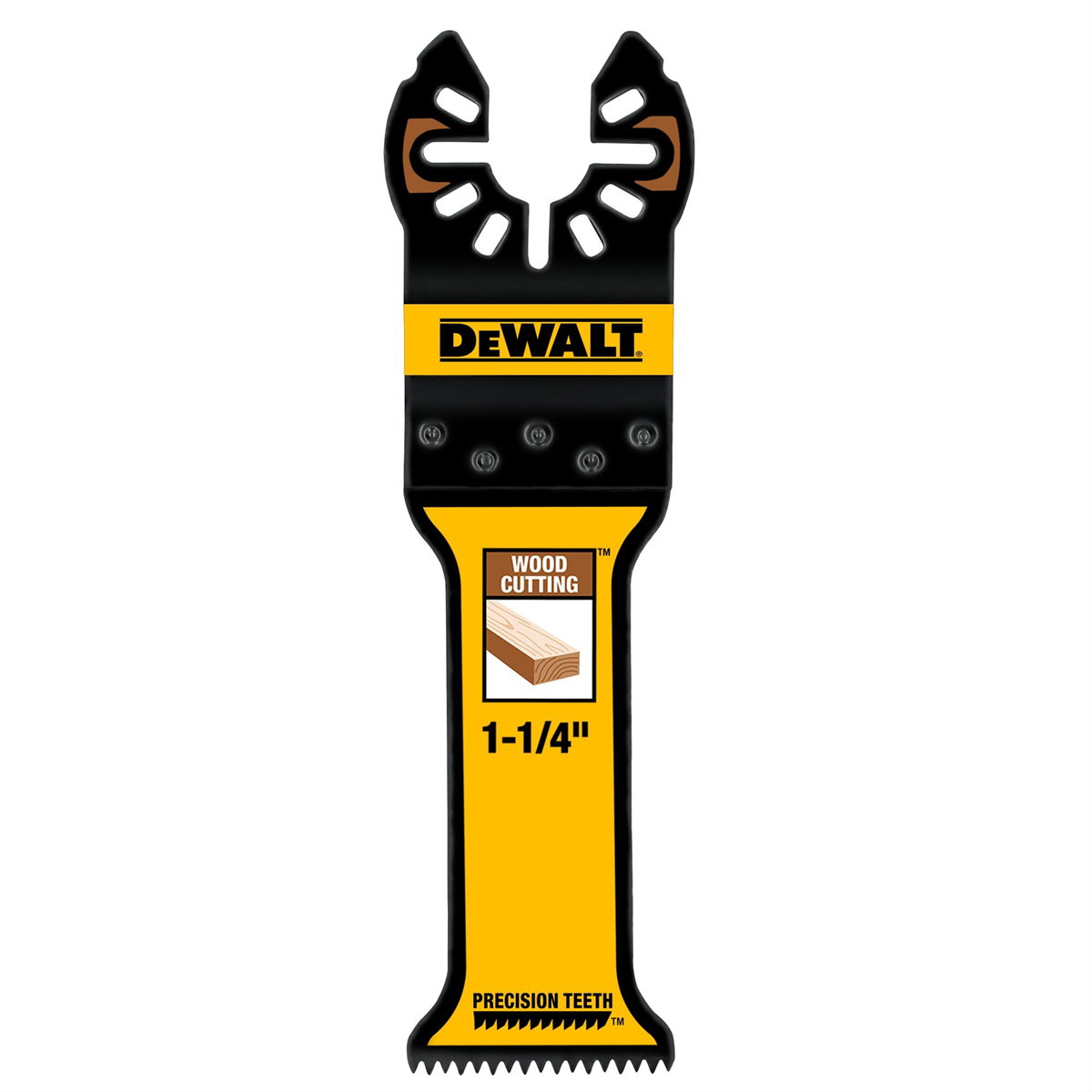 Dewalt 1-1/4 In Titanium Oscillating Tool Blade For Hardwood (1 Pack)