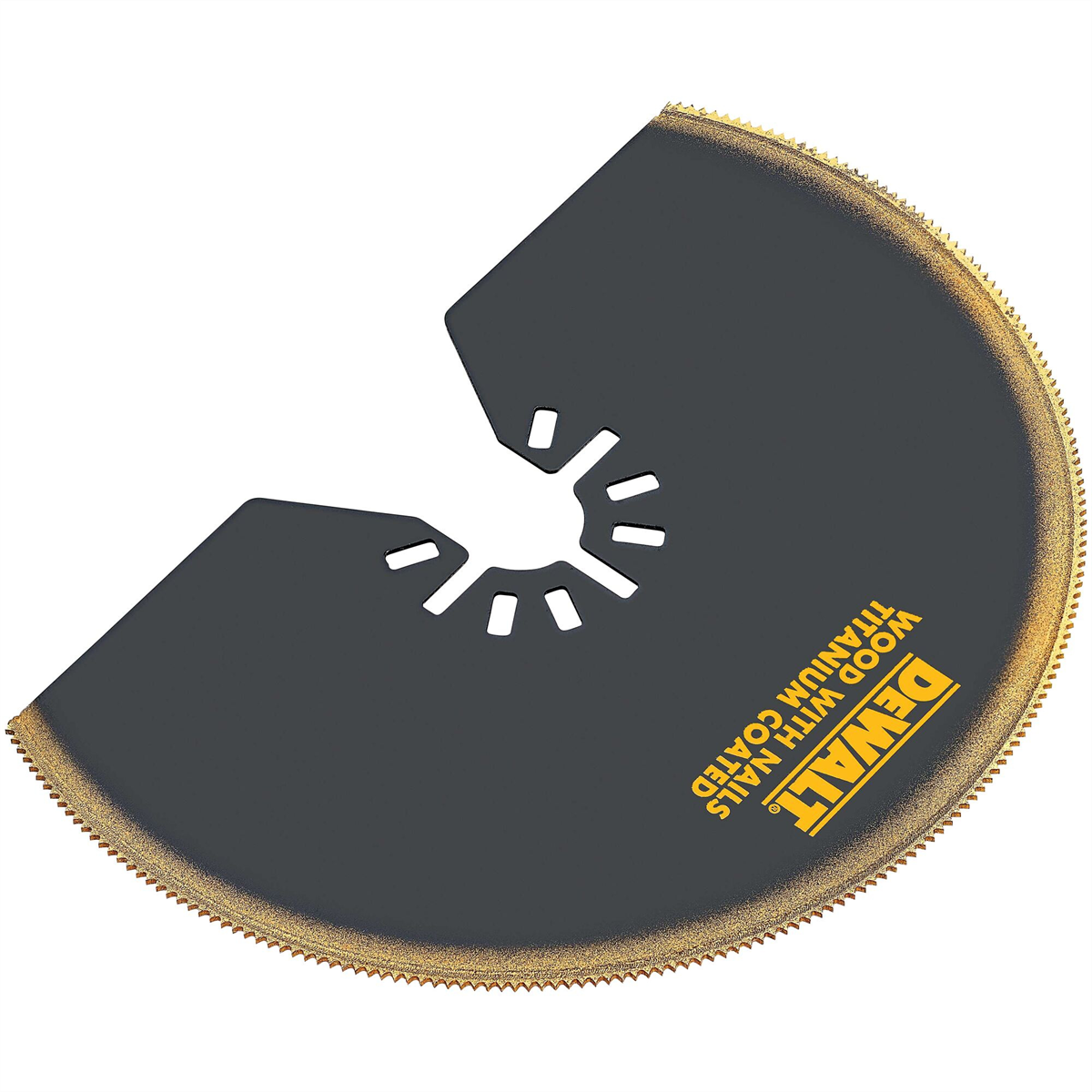 Dewalt 1-1/4 In Titanium Oscillating Tool Blade Semi-circle (1 Pack)