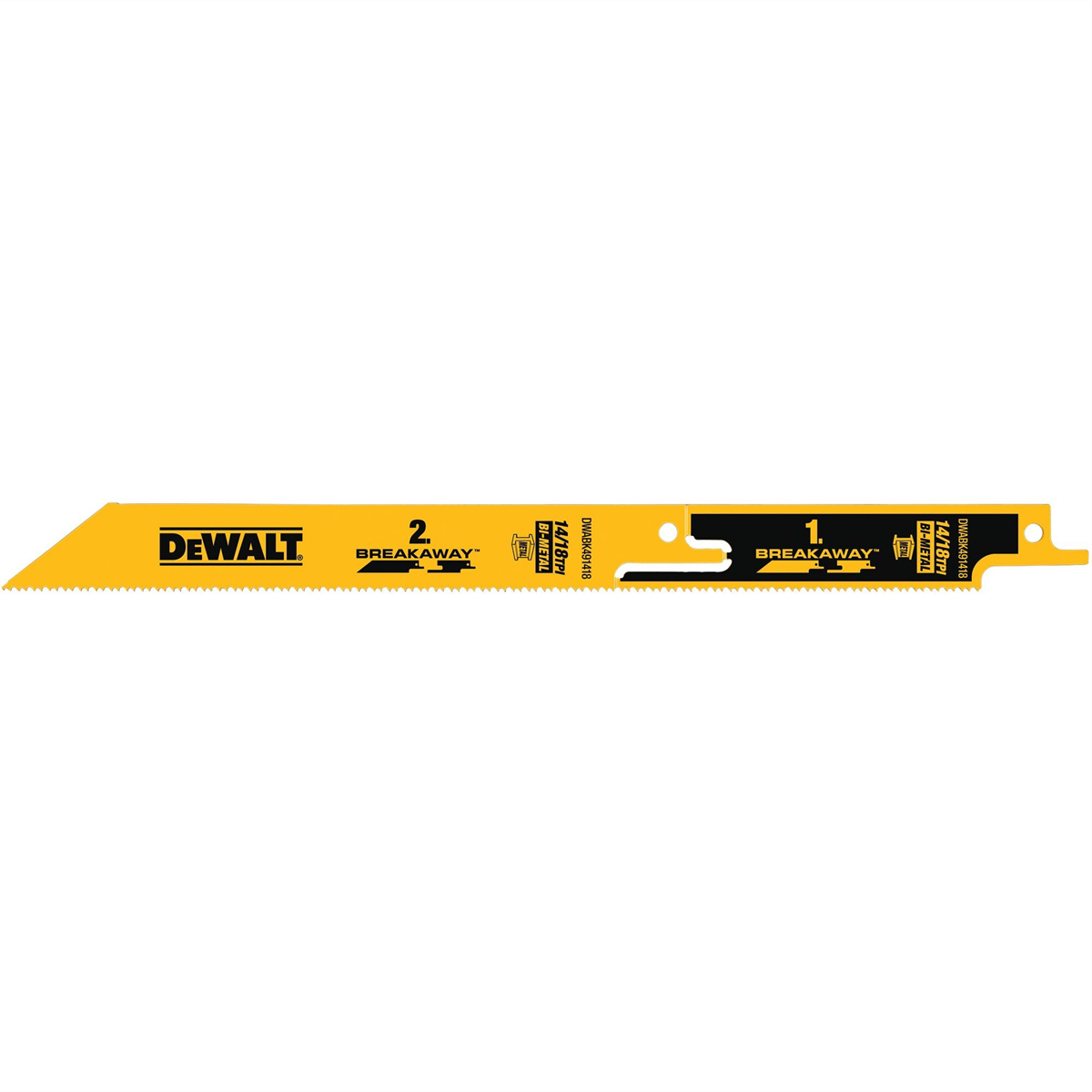 Dewalt 9" Breakaway Reciprocating Saw Blades