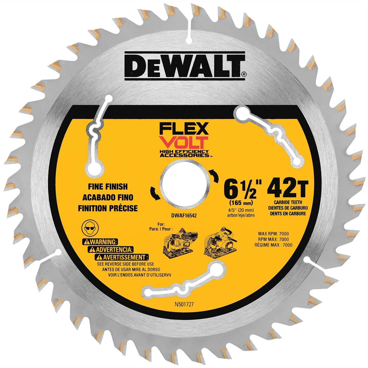 Dewalt Flexvolt Tracksaw Blade