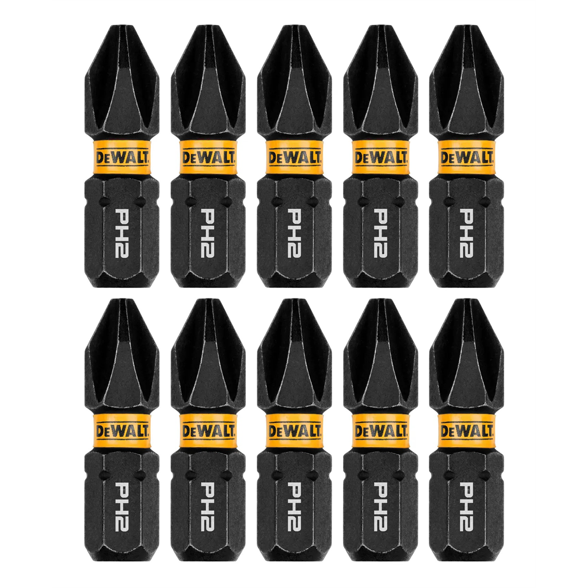 Dewalt Flextorq 1in Phillips #2 (10 Pk)