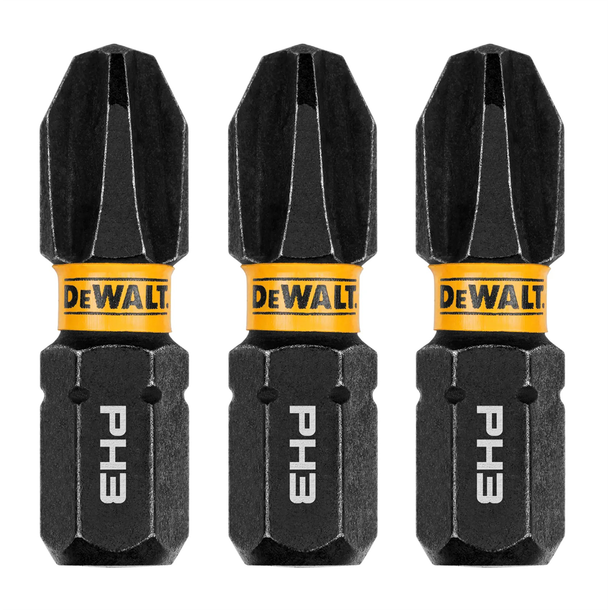 Dewalt 1in Phillips #3 Flextorq 3pk
