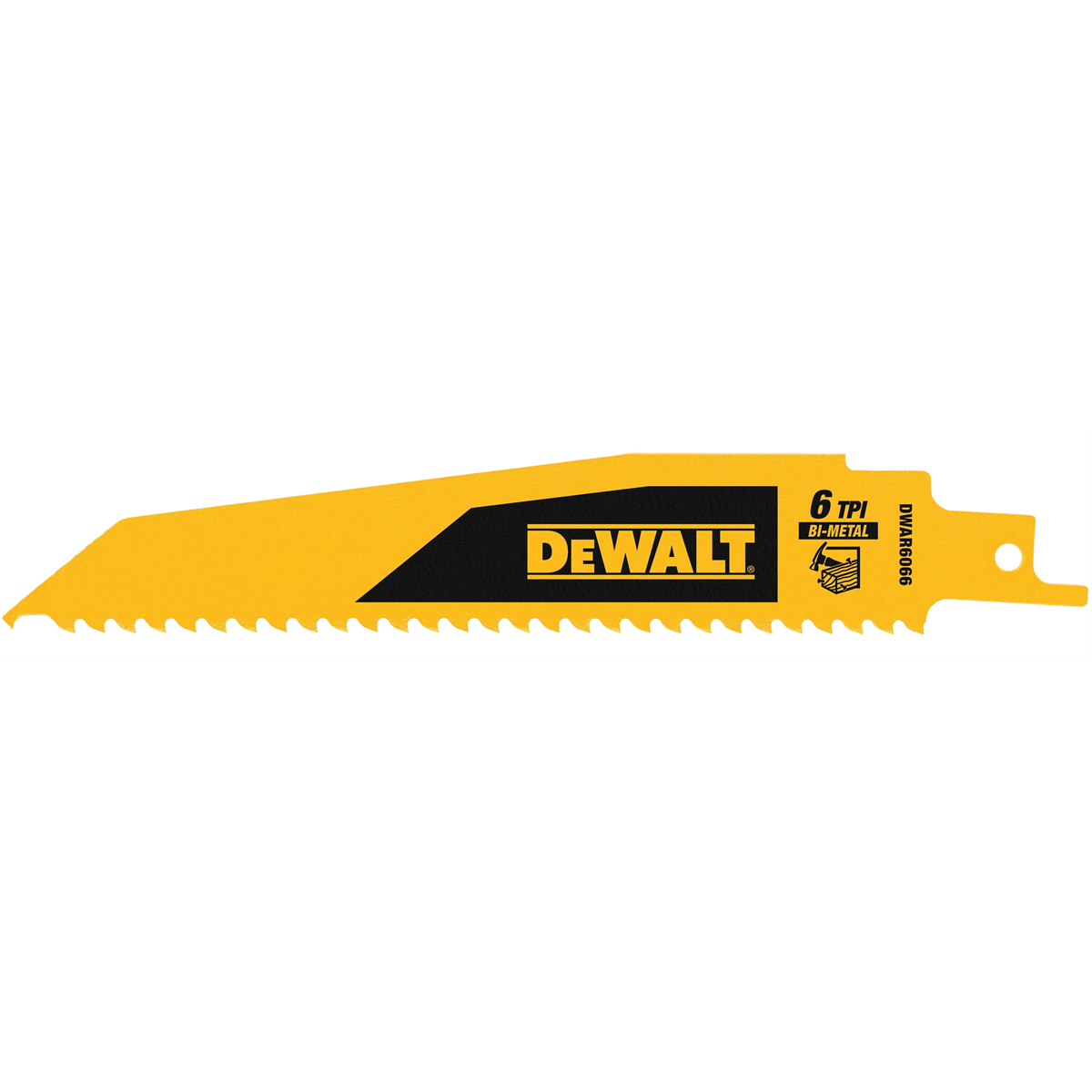 Dewalt 6in 6tpi Demo Recip Bld 1-ct