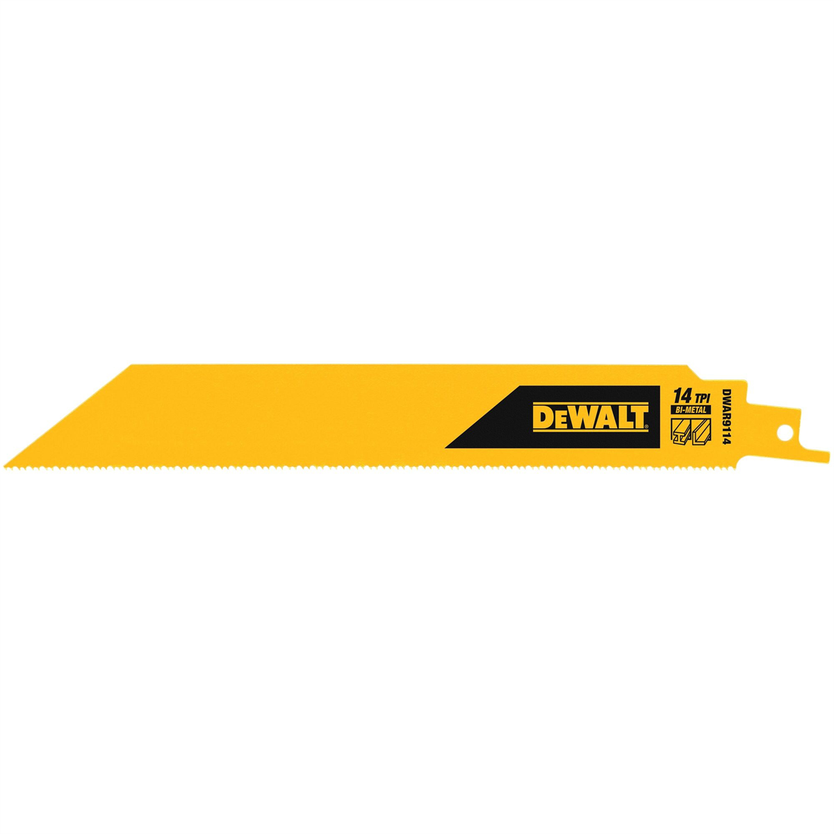 DEWALT 9 In Bi-Metal Reciprocating Saw Blade 14 TPI (15 Pack)