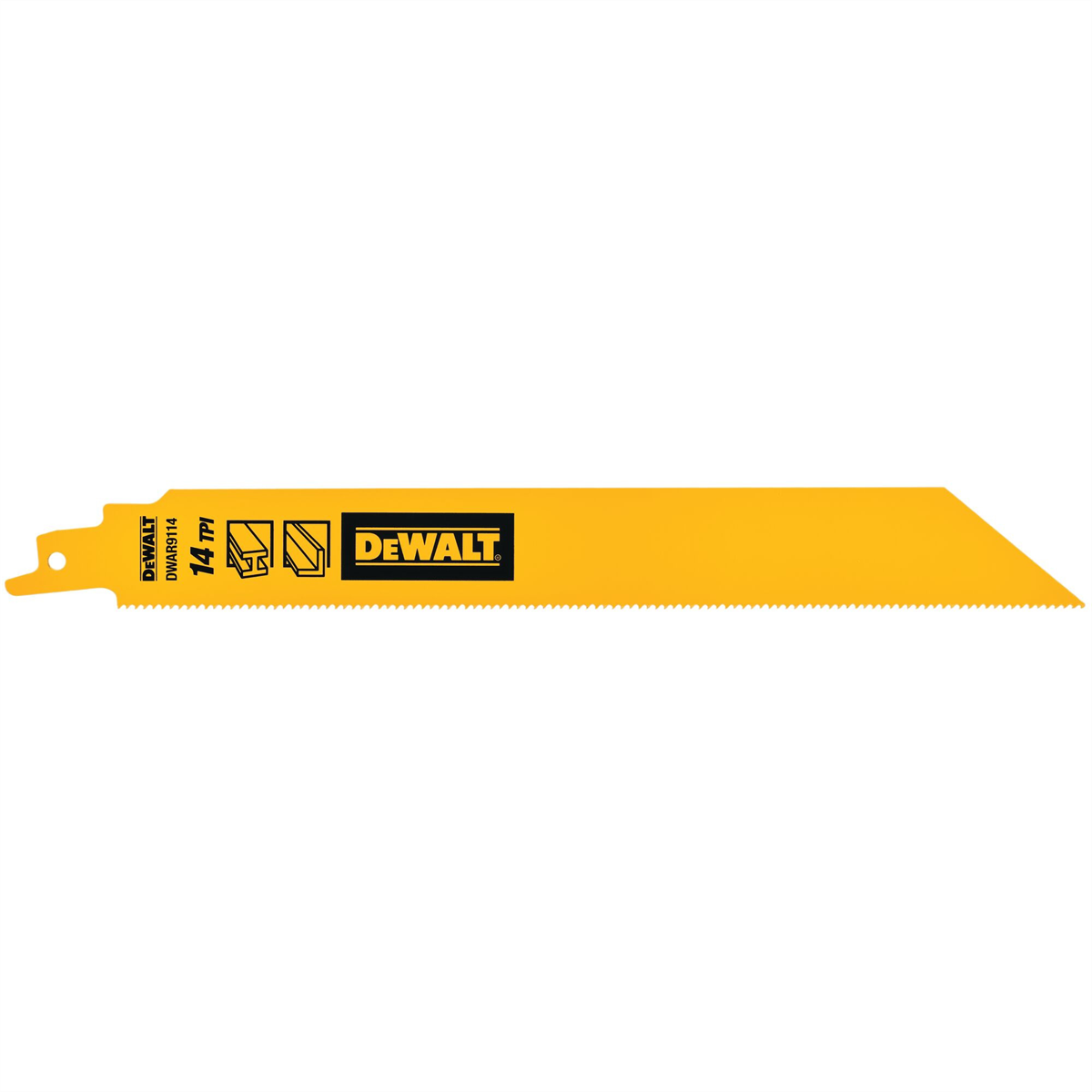 DEWALT 9 In Bi-Metal Reciprocating Saw Blade 14 TPI (5 Pack)